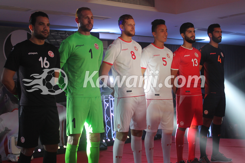 Les tenues de la Tunisie pour la Coupe du Monde 2018