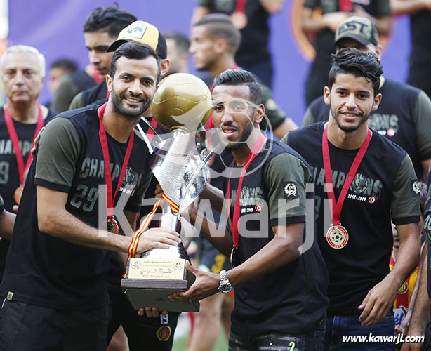 Consécration Espérance Sportive Tunis - Champions de Tunisie 2018-2019