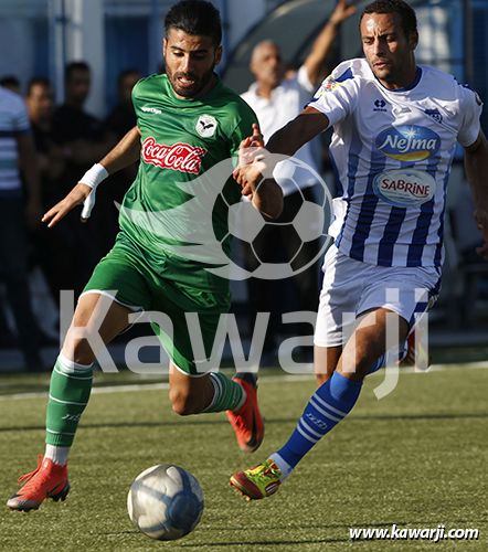 [L2 J03] Av. S. Oued Ellil - A. Sportif Kasserine 1-1