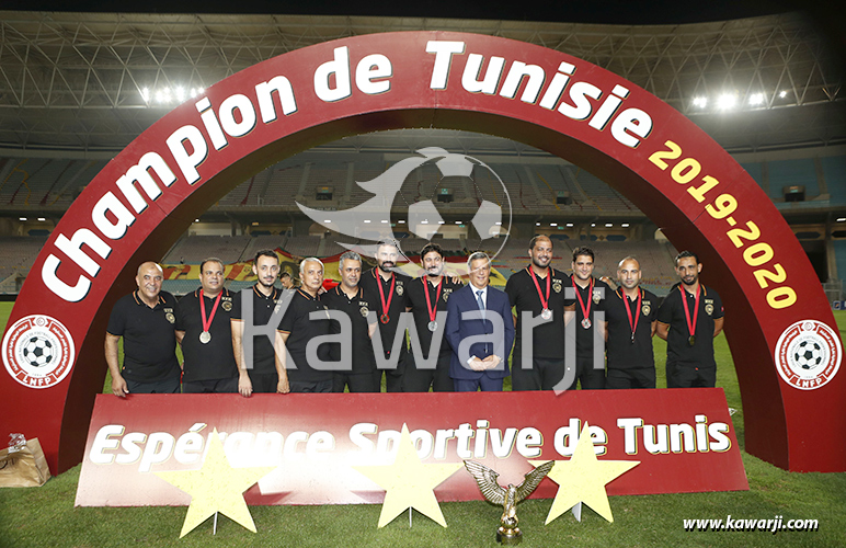[Ligue 1] Remise du trophée de Champion pour l'Espérance de Tunis