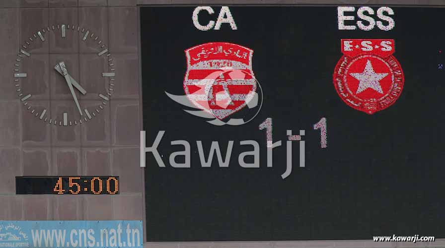 [L1 J08] Club Africain - Etoile du Sahel 1-1