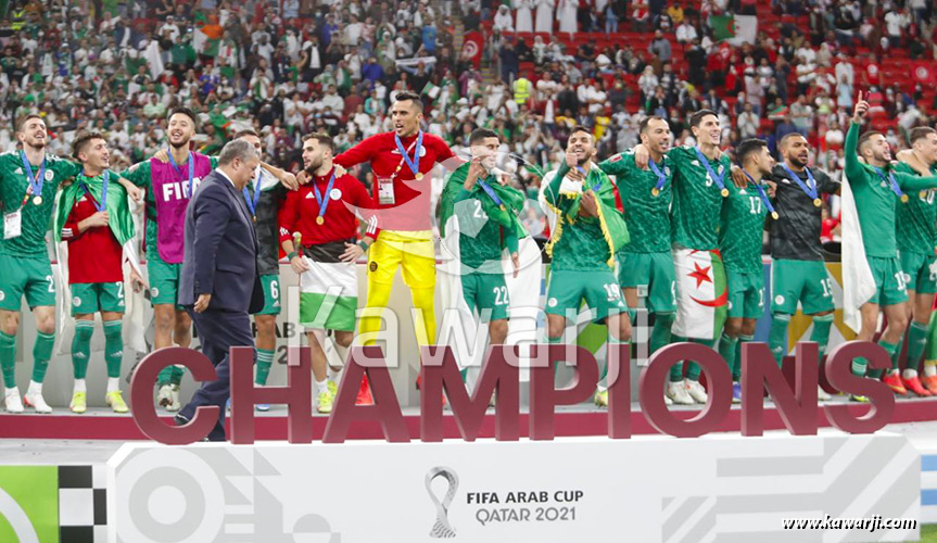 Coupe Arabe Nations finale : Tunisie - Algérie 0-1