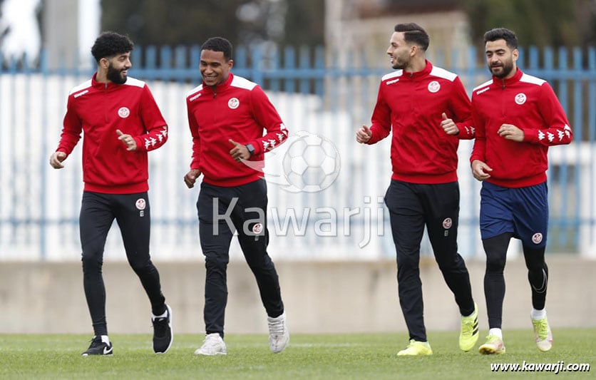 Entrainements Equipe Nationale pour Tunisie-Mali