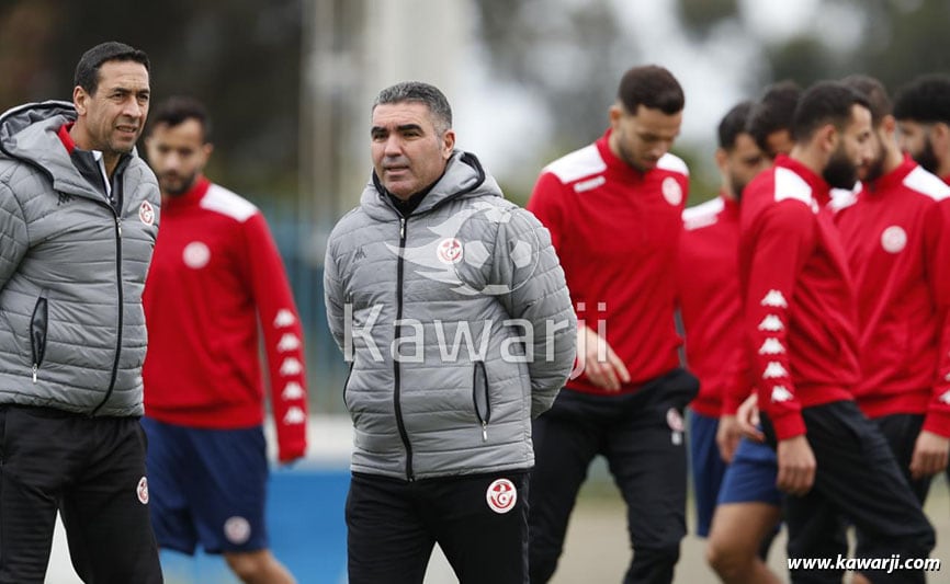 Entraînements Equipe Nationale pour Tunisie-Mali