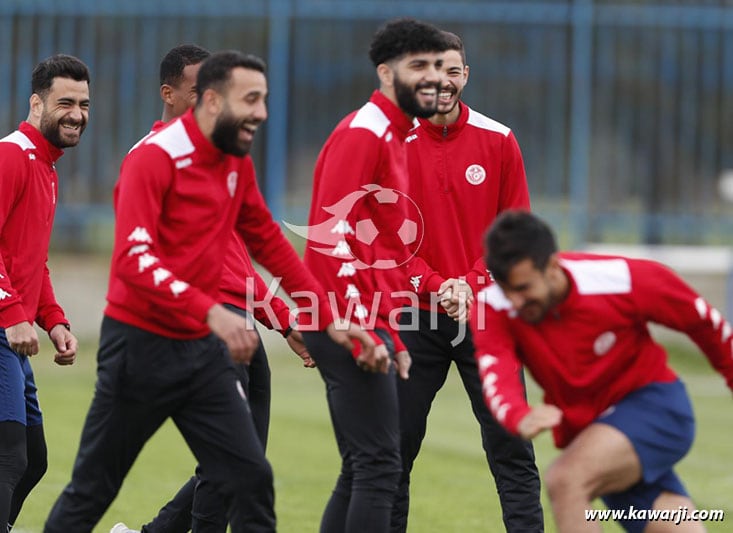 Entrainements Equipe Nationale pour Tunisie-Mali