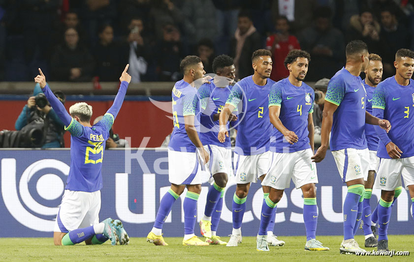 [Amical] Tunisie 1-5 Brésil