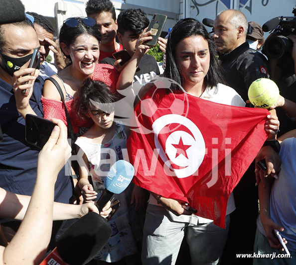 Retour Ons Jabeur en Tunisie