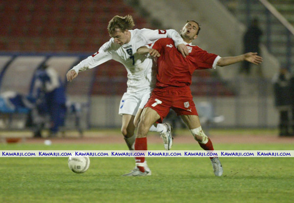 U.21 Tunisie-Serbie Montenegro 0-0