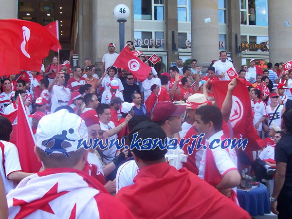 [CM 2006] Tunisie-Espagne : L\'Ambiance à Stuttgart
