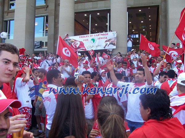 [CM 2006] Tunisie-Espagne : L\'Ambiance à Stuttgart