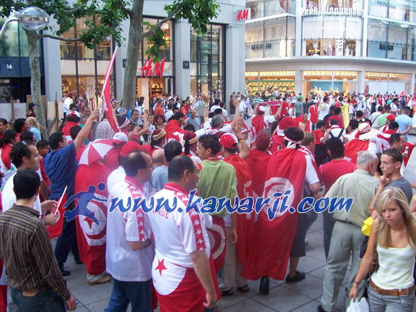 [CM 2006] Tunisie-Espagne : L\'Ambiance à Stuttgart