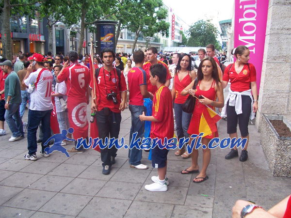 [CM 2006] Tunisie-Espagne : L\'Ambiance à Stuttgart