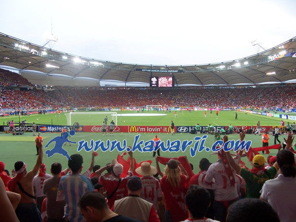 [CM 2006] Tunisie-Espagne : L\'Ambiance à Stuttgart