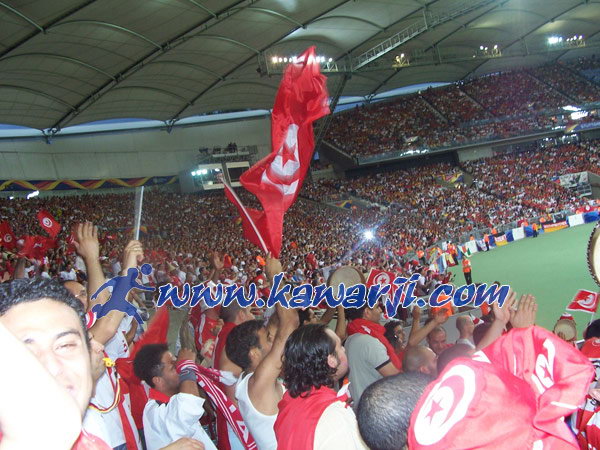 [CM 2006] Tunisie-Espagne : L\'Ambiance à Stuttgart