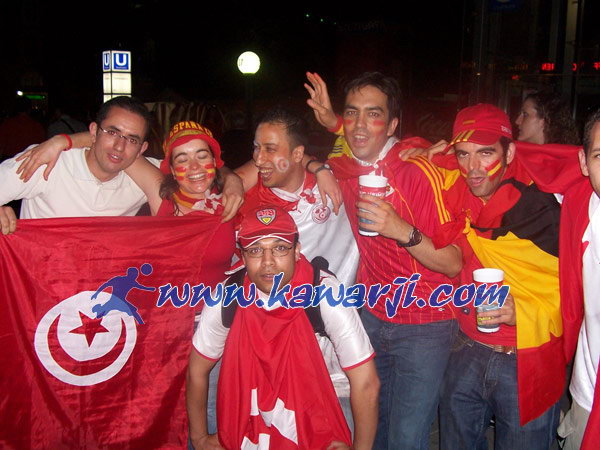 [CM 2006] Tunisie-Espagne : L\'Ambiance à Stuttgart