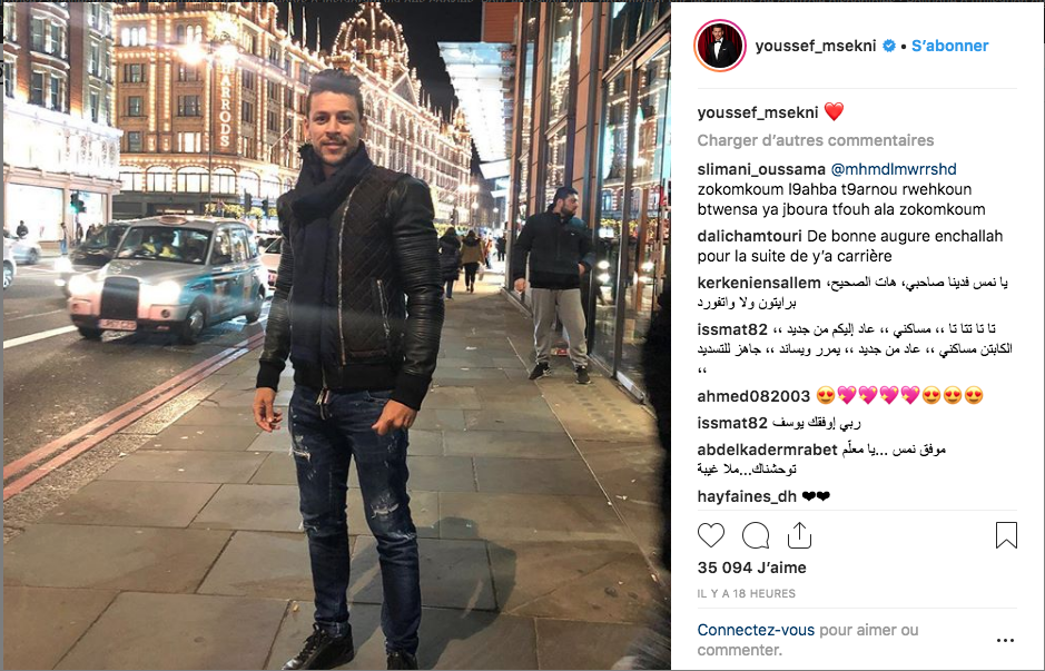 Youssef Msakni à Londres